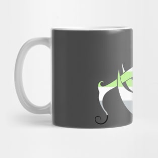 Agender Flag Sloth Mug